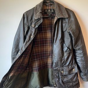Sage Barbour Beadnell Jacket - just re-waxed!!